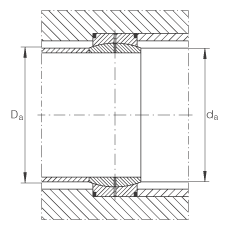 關(guān)節(jié)軸承 GE30-DO, 根據(jù) DIN ISO 12 240-1 標(biāo)準(zhǔn)，需維護(hù)